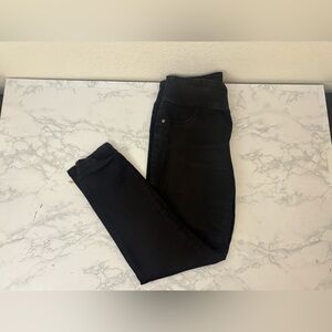 Style & Co Dark Black Wash Jeggings Women's Size Petite Medium Pull Up Denim